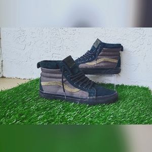 Vans SK8 Hi MTE Black Rosin Green Skate Shoes Men’s Sneaker Size 9.5